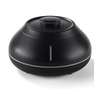 NONDK New Colorful Flame Aromatherapy Machine Desktop Air Humidifier Home Diffuser Aromatherapy Machine Easy to Use,Black