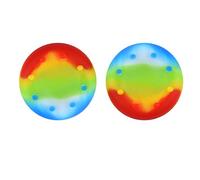 NONDK New Game Thumbstick Joystick Grip Case Cap Cover For PS2 - Multicolor