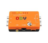 NONDK ODV-II Component/CVBS/S-Video to Component Converter Adapter Without Delay Inputs for Retro Gaming Console Accessory
