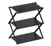 NONDK Outdoor Camping Tabletop Storage Rack Multi-Layer Folding Storage Rack Portable Multi-Function Camping Picnic Table