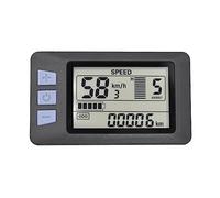 NONDK P3H Electric Bike LCD Display Meter Dashboard Meter Display Panel 24V 36V 48V 60V for Electric Scooter (5PIN)