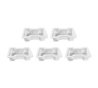 NONDK Paving Brick Mould H Shape Reusable Concrete Path Mold DIY Plastic