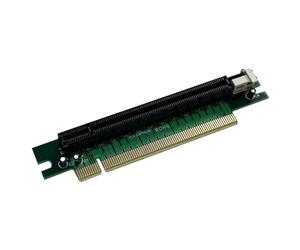 NONDK PCI-E 16X Riser Card Right Angle for 1U 2U Servers and PCs | Protector oriented PCI-E 16X riser ensures secure connection and reduces bending stress, ideal for compact cases.