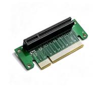 NONDK PCIe 8x 90 Degree Adapter Riser Card Converter PCI Express PCI-E X8 Expansion Board for 1U 2U Server Desktop PCIE 8X 90 Degree Riser Card