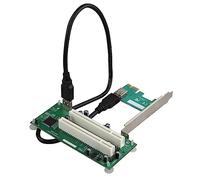 NONDK PCIE Adapter Card USB Cable Expansion Card Accessories Desktop PCI-Express PCI-E to PCI Adapter Card PCIe to Dual Pci Slot Expansion Card USB 3.0 Add on Card Convertor