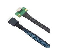 NONDK PCIE Oculink SFF 8611 4I 42P to SFF-8612 4I Male to Female Data Transfer Cable Conversion Cable for Motherboards 0.5M