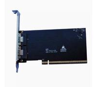 NONDK PCIE X16 to 2-Port SFF-8654 8i X8 External Graphics Card EGPU Adapter Card Full-Height Baffle for GPU Graphics Dock