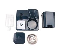 NONDK Pet Feeder 2 in 1 Set Automatic Large Capacity Dispenser for Pets Dogs Puppies Kittens Rabbits