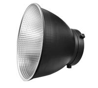 NONDK Photography Fishscale Standard Hood Flash Mount 60-Degree Professional Reflector Diffuser Metal Accessory
