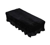NONDK Piano Bench Cover Gold Velvet Piano Double Bench Cover Dust-Proof Thickened Piano Bench Cover Guzheng Piano BenchCover,D