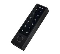 NONDK Plastic Case Slim Black Keypad Tuya WiFi TTLock Fingerprint Door Entry System Access Controller125KHz Card Reader