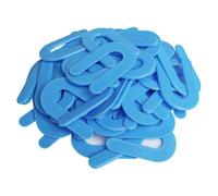 NONDK Plastic U-Shaped Horseshoe for Tile Spacers, 400pcs 1/16-Inch for Floor for Tile Leveling System Installation