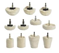 NONDK Polishing Wheels Kit 11 Pcs Buffing Wheel for Drill Buffer Multi-Specification Buffing Pad for Metal Glass Wood Etc