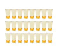 NONDK Polystyrene 24pcs 30ml Shot Glasses for Spirits, Cocktails Multicolored Ombre Design Yellow