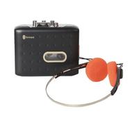 NONDK Portable Cassette Recorder Player Cassette Recorder Player USB C Cassette Tape to MP3 Converter Cassette Tape Player with Headphone Black