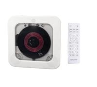 NONDK Portable CD Player Bluetooth Enabled HiFi Speaker Player with LED Screen IR Remote Control for CD Music