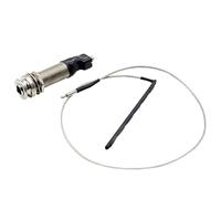 NONDK Portable Guitar Bridge Saddle 6.35mm Jack Socket Endpin Preamp Pickup Ukulele Cylinder Acoustic Pickup Accessories