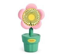 NONDK Portable USB Fan Charging Fan Portable Handheld Fan Cute Style for Birthday Gifts Pink