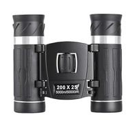 NONDK Product 200x25 HD Binoculars Upgraded Mini Folding Telescope BAK4 Optical Hunting Outdoor Camping Travel