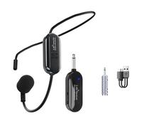 NONDK Professional Wireless Headset Microphone Transmitter Microfone for Voice Radio System Guitar Teaching Fitness Gaming