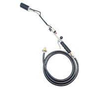 NONDK Propane Torch Weed Burner Heavy Duty Flamethrower Blow Torch with Turbo Trigger Push Button Igniter for Roof Asphalt Ice