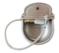 NONDK Quick Connector Adapter Cow Drinking Bowl, Automatic Float Valve Type Animal Drinking Fountain