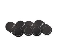 NONDK Record Cleaning and Protection Pad 2 Set/4pcs Black Vinyl Record Pickup Clips, Can Leave No Fingerprints