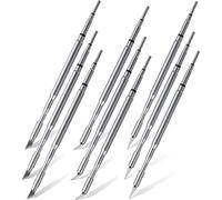 NONDK Replacement C210 Soldering Tips(9 Pieces), Quick Heating for T1 Max, C210-K/I/is Soldering Iron Tip
