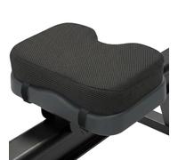 NONDK Rowing Machine Seat Cushion-Memory Foam-3-Inch Thick Anti-Slip Design Includes Straps-Tailbone Pain Relief Pad