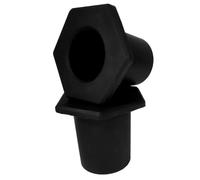NONDK Rubber Umbrella Cone Ring Hole Plug for Terrace Table Parasol Courtyard Umbrella Garden Umbrella Frame Black