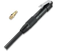 NONDK Rust Paint Weld Remover Cleaner, Compact Air Needle-Scaler, 1/4" Air Powered for Removing Rust Paint Dirt