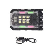 NONDK Safety Signal Flash Lamp for LED Strobe Marker, Helmet Light USB Rechargeable Outdoor Survival Night Riding Accessories