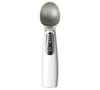 NONDK Self-Melting Ice Cream Spoon Commercial Ice Cream Heating Electric Stainless Steel Ice Cream Spoon White