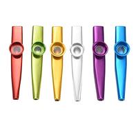 NONDK Set of 6 Colors Metal Musical Instruments Good Companion for A Guitar Ukulele Great Gift for Kids Music Lovers