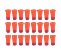 NONDK Shot Glasses 30ml Polystyrene Ombre Red Multicolor 24 for Spirits | 30 ml polystyrene shot glasses are food safe, crack , and easy to transport for parties, weddings, bars.