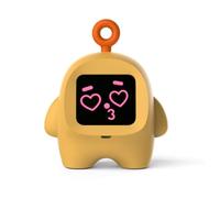 NONDK Small AI Intelligent Robot Multiple Expressions Language Languages Dialogue Emotion Companion Smart Clock Yellow
