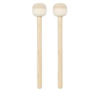 NONDK Snare Drum Hammers Hardwood Drum Hammers Rubber-Tipped Drum Hammers Wool Drum Hammer Wooden Drum Hammers Drum Hammer Set