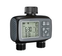 NONDK Sprinkle Timer 2 Zone Programmable Water Timer for Garden Hose Automatic Drip Irrigation Function US Compatible