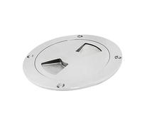 NONDK Stainless Round Non Slip Inspection Hatch Deck Plate with Detachable Boat Accessories Cover for Marine Boat Yacht 3Inch