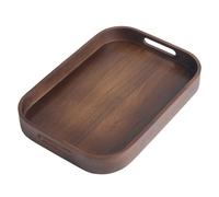 NONDK Tea Tray Home Small Tray Tea Cup Tea Tray Tea Set Storage Plate Solid Bamboo Tea Plate S