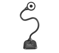 NONDK Teaching for Learning USB Document Camera, Document Webcam with Mic, LED Light, Image Inverter, Folding Design