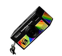 NONDK Thumb Keychain Camera Mini Action Camera 1080P Camcorder Video Recorder Retro Backpack Portable Pendant Support Memory Card B