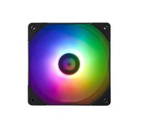 NONDK TL-C12R-S V2 CPU Fan 120mm ARGB Case Cooler 4pin PWM Computer Reverse Fan with Up to 1500RPM Chassis Fan Black