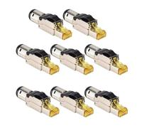 NONDK Tool Free Shielded RJ45 Cat 8 Category 8 Tool-Free Network Connector 10G Network Connection