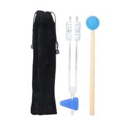 NONDK Tuning Fork Set Tuning Fork Silver & with Hammer Diagnostic Health Care Tool