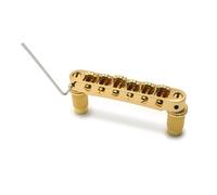 NONDK Tuning Wheel for LP-Style Electric Guitar Bridge Locking Mechanism- Tune-O- Roller Saddle 6 String Compatible Gold