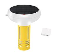 NONDK Tuya ZigBee USB+ Solar Powered 7 in 1 Water Quality Tester for Pool Monitoring- PH, ORP, Total Dissolved Solids, Salinity& Temp, Chlorine Meter