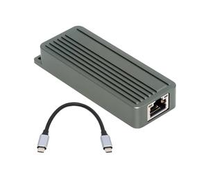 NONDK Type-C USB3.2 Gen2 Ethernet Adapter USB-C to 10Gbps Network LAN Cable RTL8159 for Desktop Laptop NAS