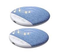 NONDK Ultra Thin Under Pillow Soundbar 2PCS Under Pillow Sleep Speaker Bluetooth5.4 HiFi Stereo Audio Timing White Noise