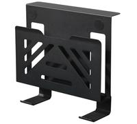 NONDK Under Desk Laptop Mount Cable Management Tray, No Drill Clamp, Table Side Hanging File Organizer, Laptop Holder